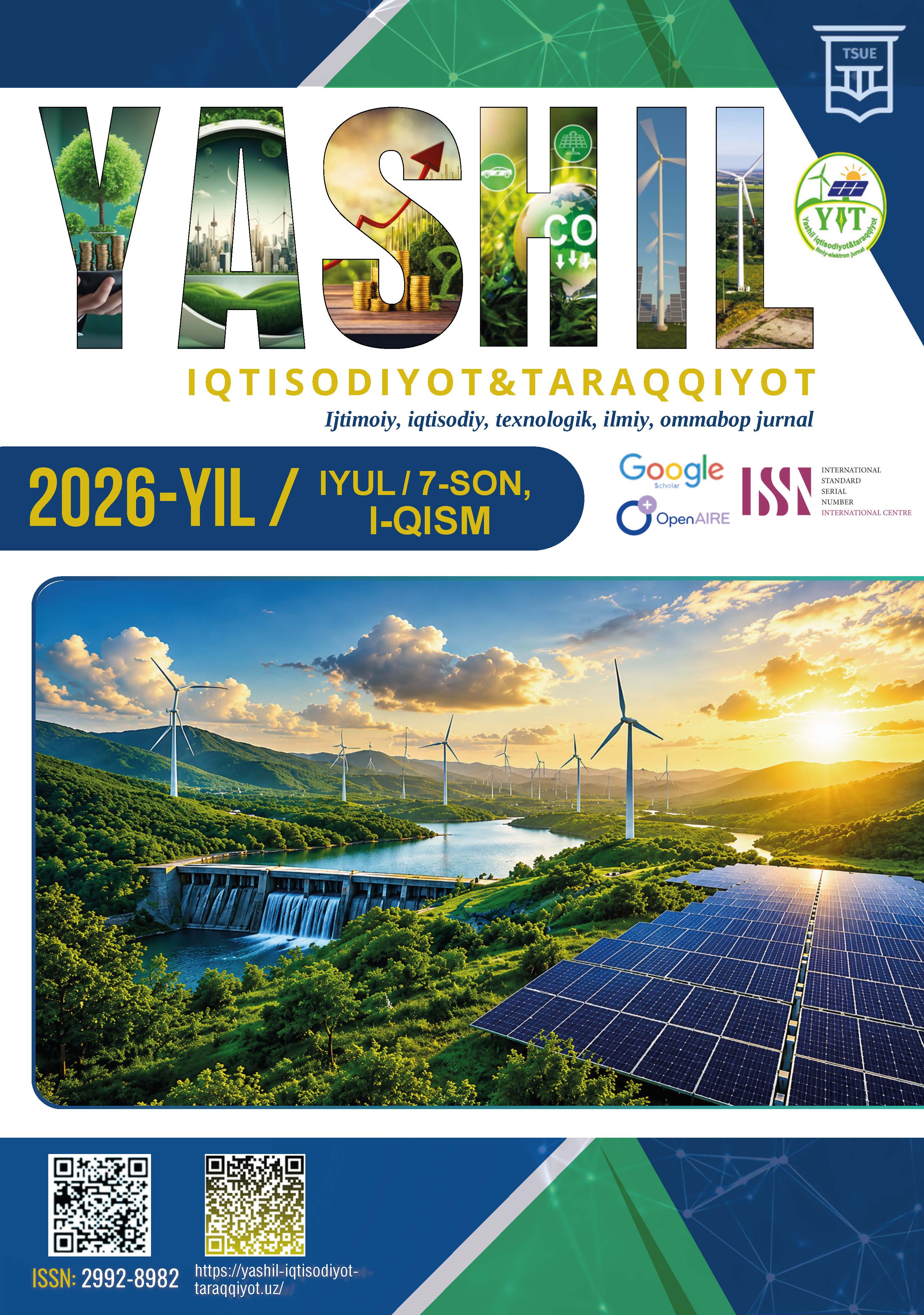 					View Vol. 4 No. 7 (2026): «Yashil iqtisodiyot va taraqqiyot» jurnali 7-son
				